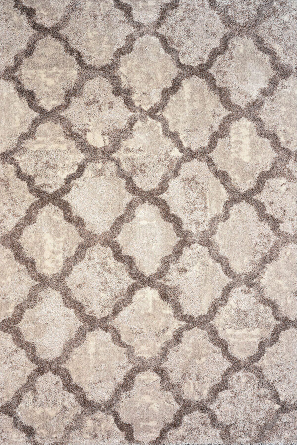 Χαλί μπεζ vintage Akina 5641/070 - ΣΕΤ (0,70x1,50)x2 0,70x2,20 Colore Colori