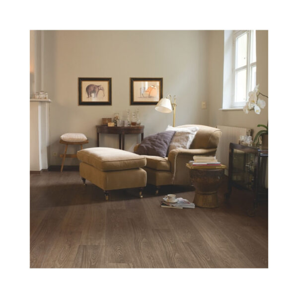 QS Laminate Classic Light Grey Oiled Oak Πρεσαριστό Πάτωμα Καφέ - CLM1294