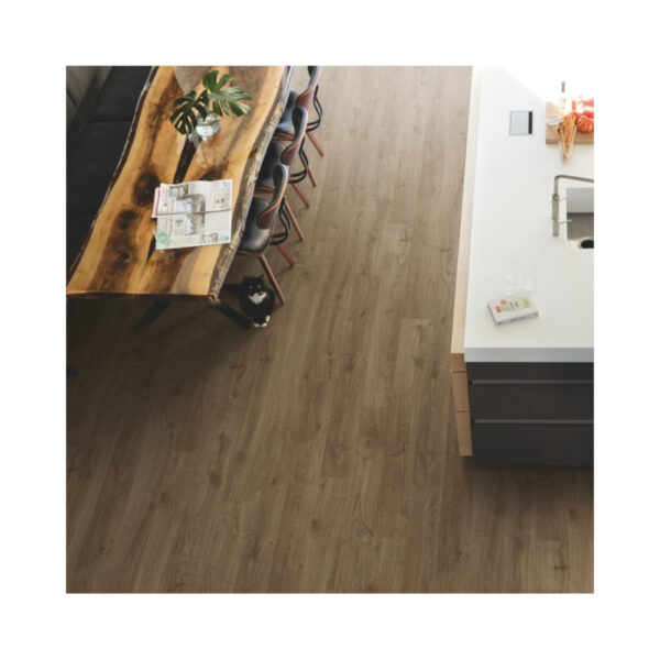 QS Laminate Eligna Newcastle Oak Brown Πρεσαριστό Πάτωμα Καφέ - EL3582