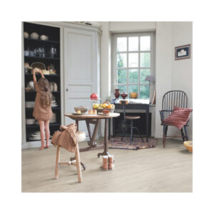 QS Laminate Largo Dominicano Oak Grey Πρεσαριστό Πάτωμα Γκρι - LPU1663