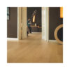 QS Laminate Largo Natural Varnished Oak Πρεσαριστό Πάτωμα Καφέ - LPU1284