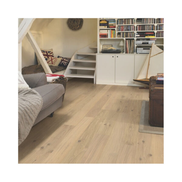 QS Parquet Compact Oak Cotton White Malt Marquant Ημιμασίφ Πάτωμα Μπεζ - COM1451