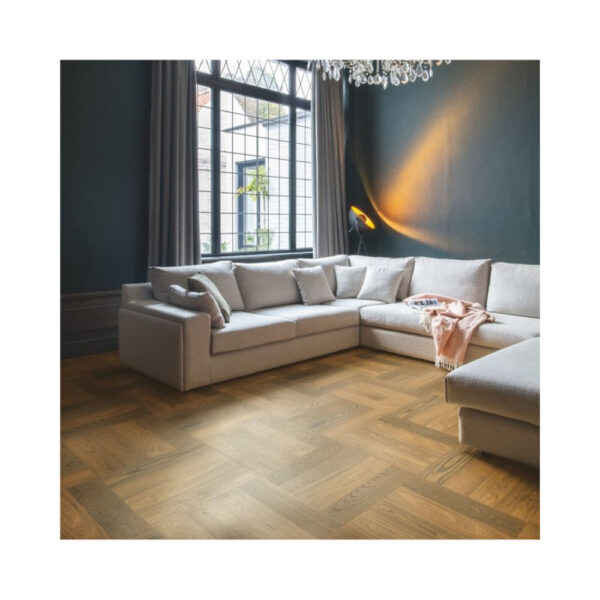 QS Parquet Disegno Cinnamon Raw Oak Extra Malt Nature Ημιμασίφ Πάτωμα Καφέ - DIS4979S