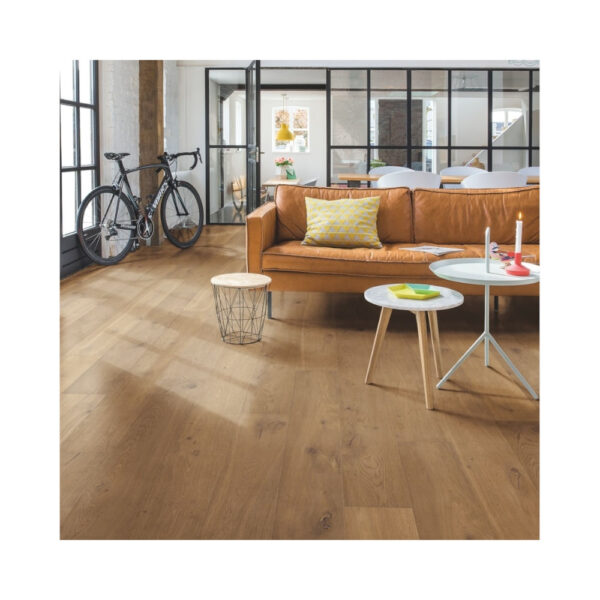 QS Parquet Palazzo Cinnamon Oak Extra Malt Vibrant Ημιμασίφ Πάτωμα Καφέ - PAL3096